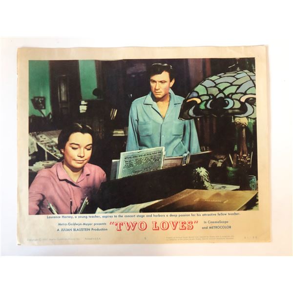 Two Loves original 1961 vintage lobby card