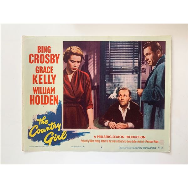 The Country Girl original 1954 vintage lobby card