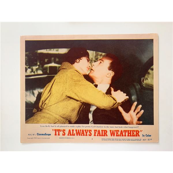 It's Always Fair Weather original 1955 vintage lobby card