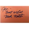 Image 1 : 48 Hours star Nick Nolte signed note
