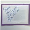Image 1 : Miss New Hampshire Lauren Meehan signed note