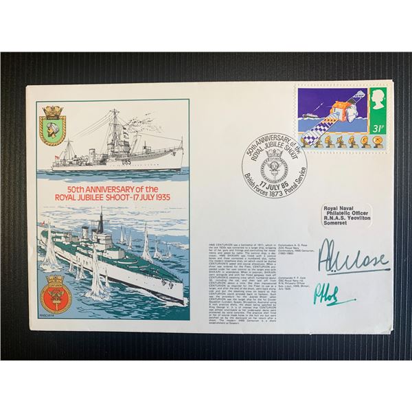 A Rose and P Cole signed first day cover