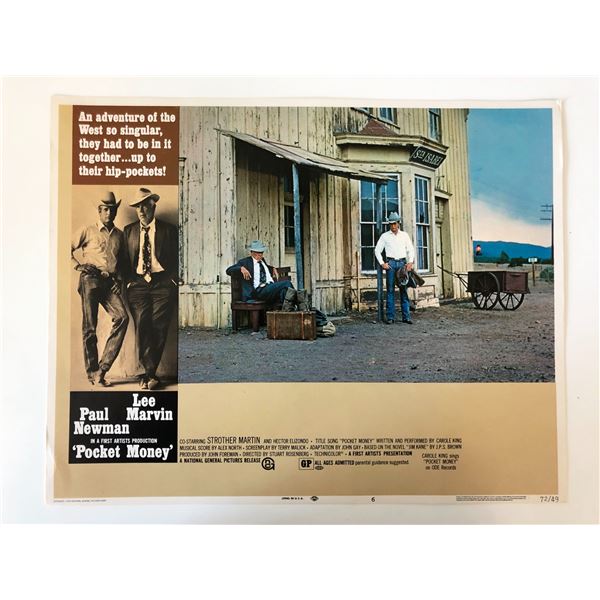 Pocket Money original 1972 vintage lobby card