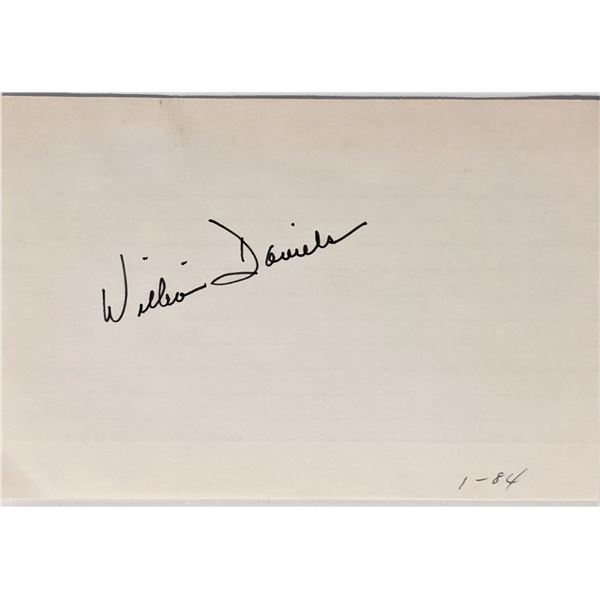 St Elsewhere William Daniels autograph