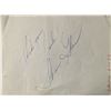Image 1 : Sharon Gless and Dan Pastorini Double Sided Signature Cut
