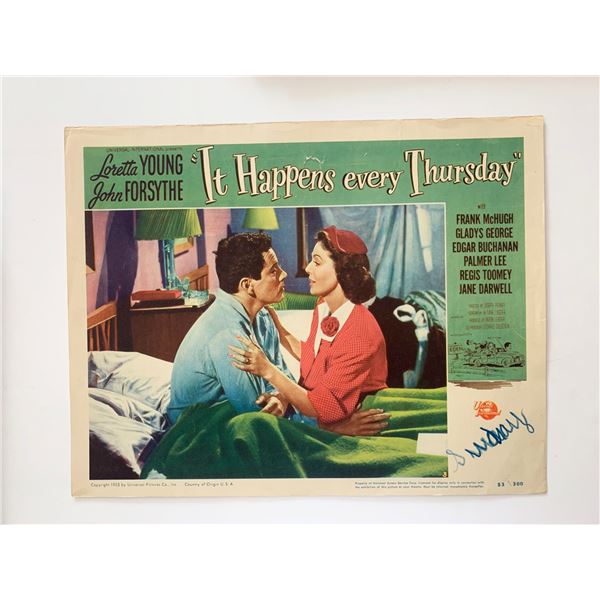 It Happens Every Thursday  original 1953 vintage lobby card