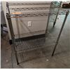 Image 1 : Metal Adjustable 2-Tier Wire Shelving Unit 29" x 18" x 37"