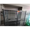 Image 2 : Eagle Group Metal Adjustable Wire Rolling Shelving Unit w/ Front Doors 35" x 26" x 67"