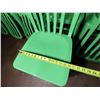 Image 2 : Qty 26 Green Dining Chairs 15" x 14" x 32"H
