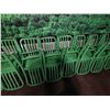 Image 8 : Qty 26 Green Dining Chairs 15" x 14" x 32"H