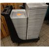 Image 1 : Cambro CD1826H Rolling Tray Cart 28" x 20" x 38"H (trays not included)