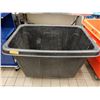 Image 2 : Rubbermaid Rolling Black Bin 47" x 27" x 33"H