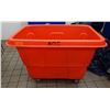 Image 1 : Rolling Orange Bin Marked KOI 46" x 28" x 34"H