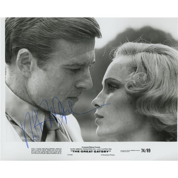 The Great Gatsby signed movie photo. GFA Authenticated