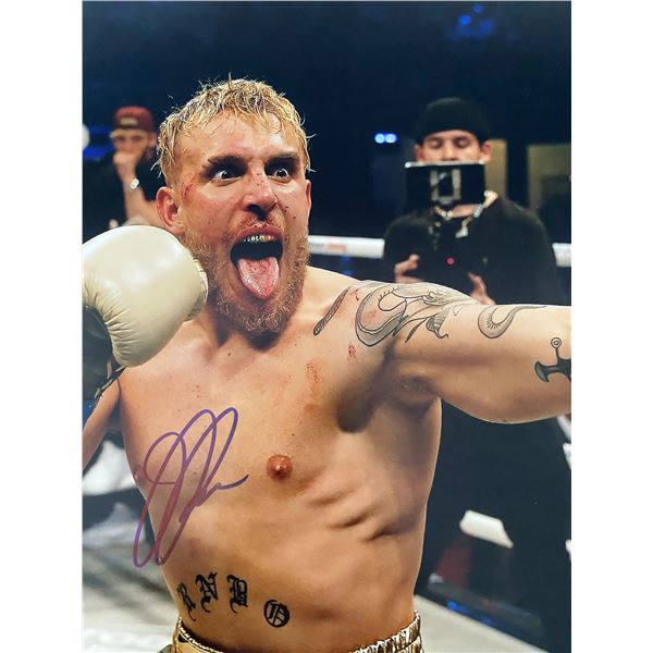 Jake Paul signed photo