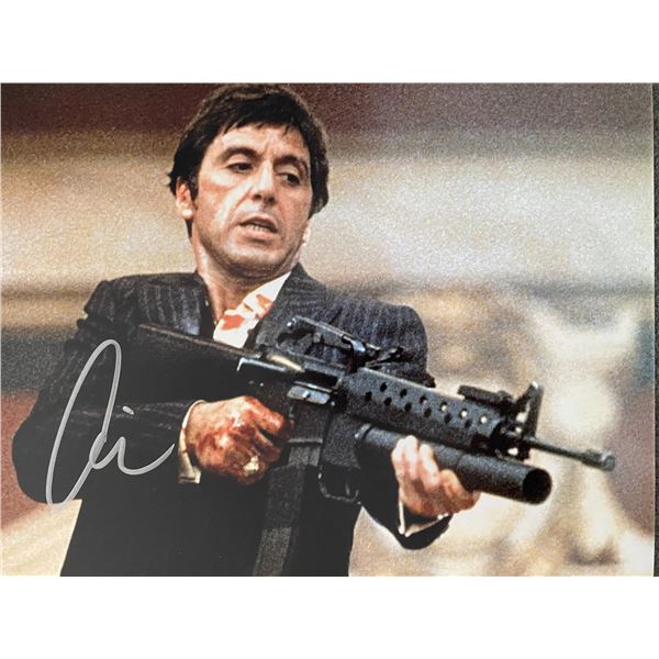 Scarface Al Pacino signed movie photo