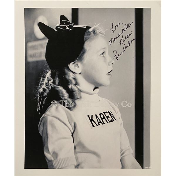 Mouseketeer Karen Pendleton signed photo