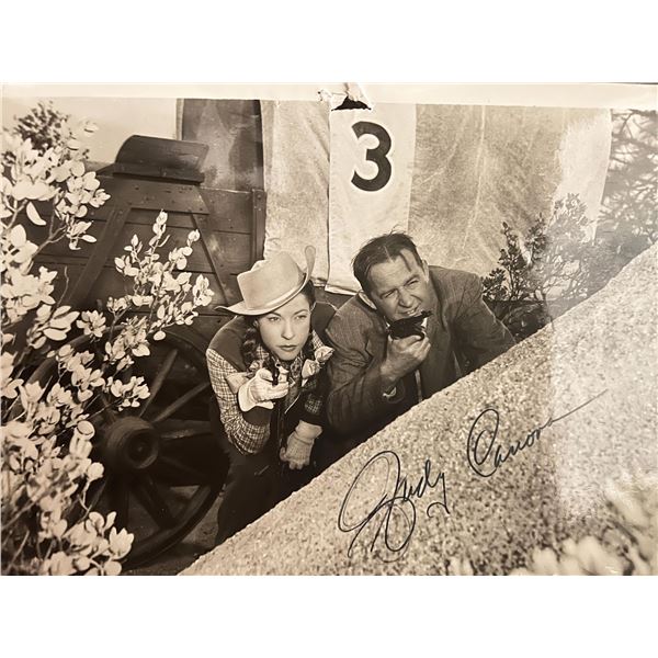 Honeychile Judy Canova signed movie photo