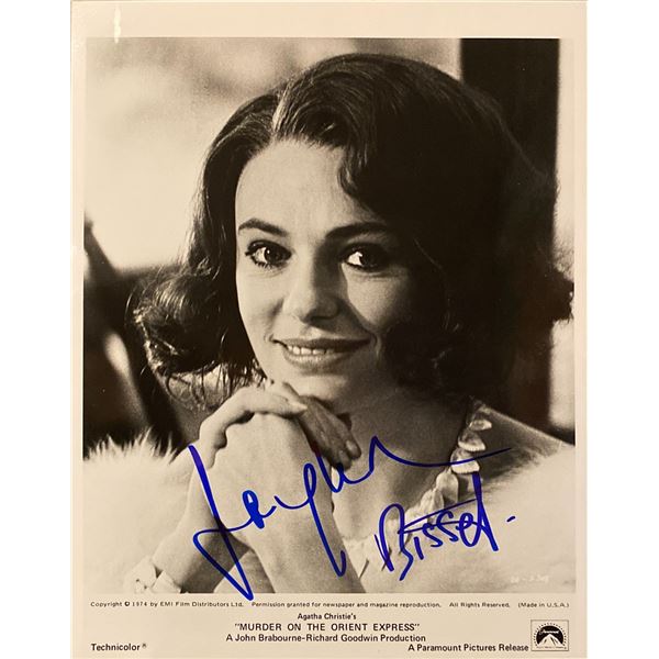 Murder on the Orient Express Jacqueline Bisset signed movie photo