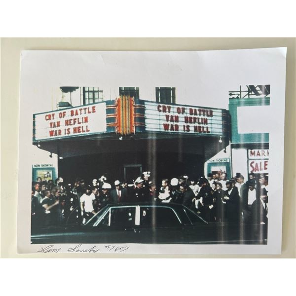 Dallas Police Officer Sam Sorsby signed photo