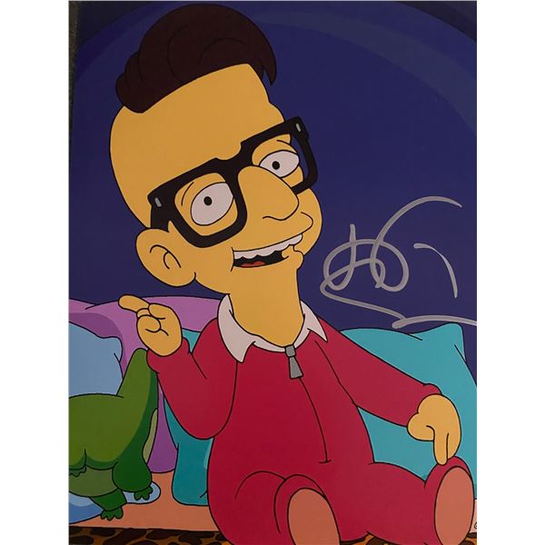 The Simpsons Jeff Goldblum signed photo