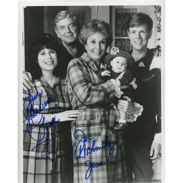 The Waltons cast signed photo