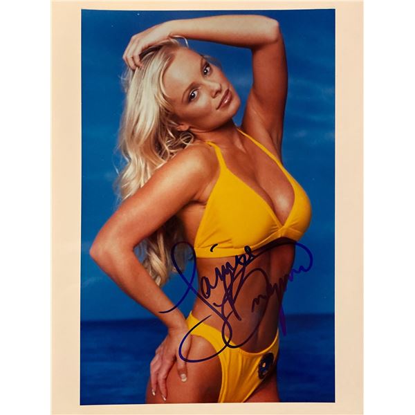 Playboy Playmate Jaime Bergman signed photo