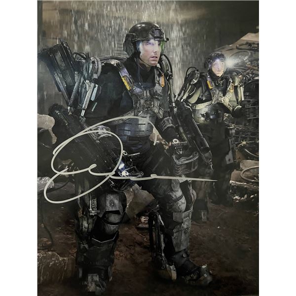 Edge of Tomorrow Tom Cruise signed movie photo