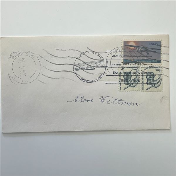 Engineer Steve Wittman signed First Day Cover - June 4th 1978