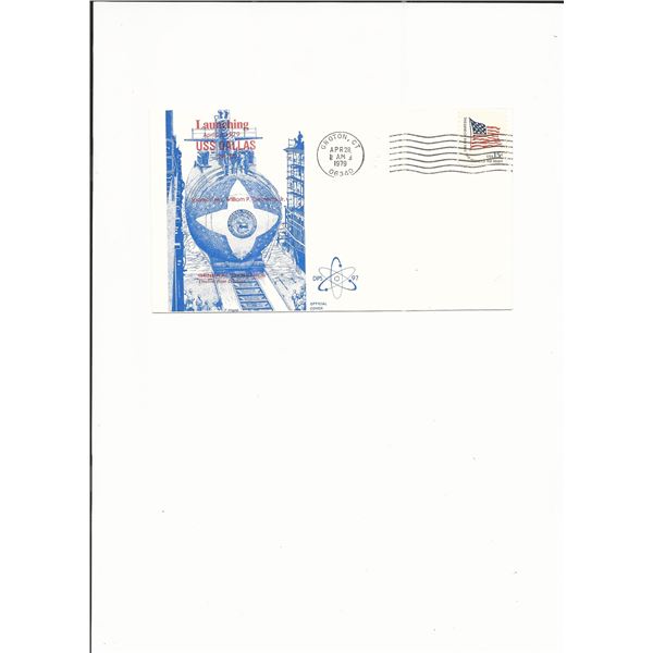 U.S.S. Dallas - First Day Cover - Groton, CT. 1979