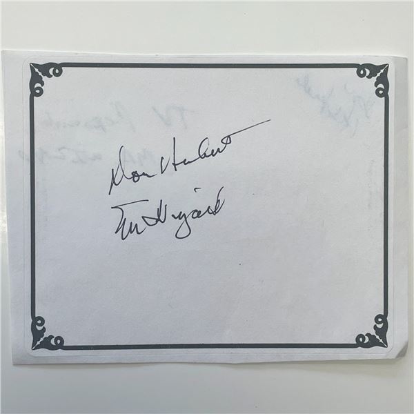Don Herbert original signature
