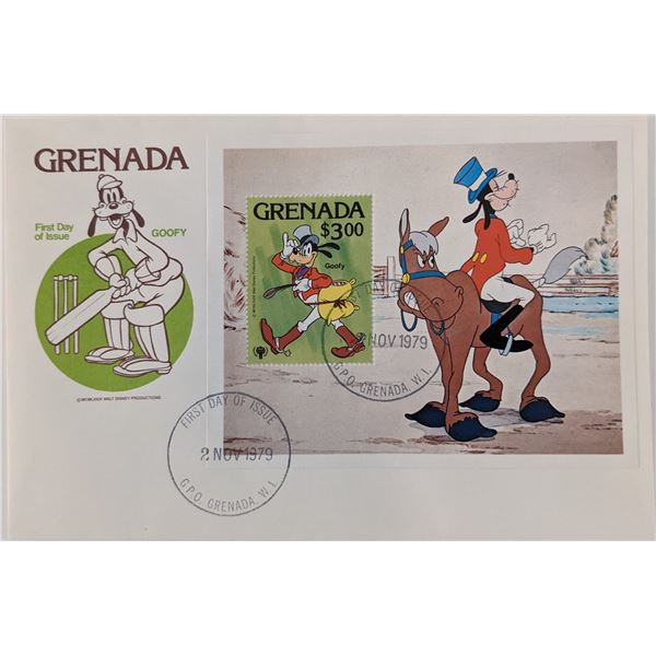 Grenada 1979 Disney's Goofy Commemorative First Day Cover