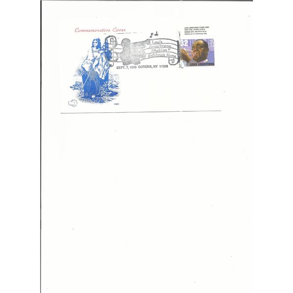 Louis Armstong - Commemorative First Day Cover - Corona, NY - 1995