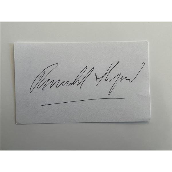 Ronald Hynd original signature