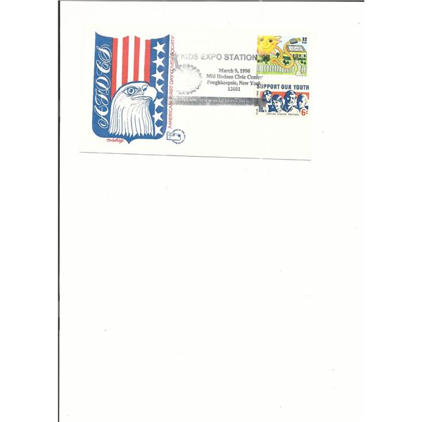 Kids Expo Station - First Day Cover - Poughkeepsie, NY. - 1996