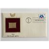 Image 1 : Love with Heartfelt Affection Gold Stamp Replica First Day Cover