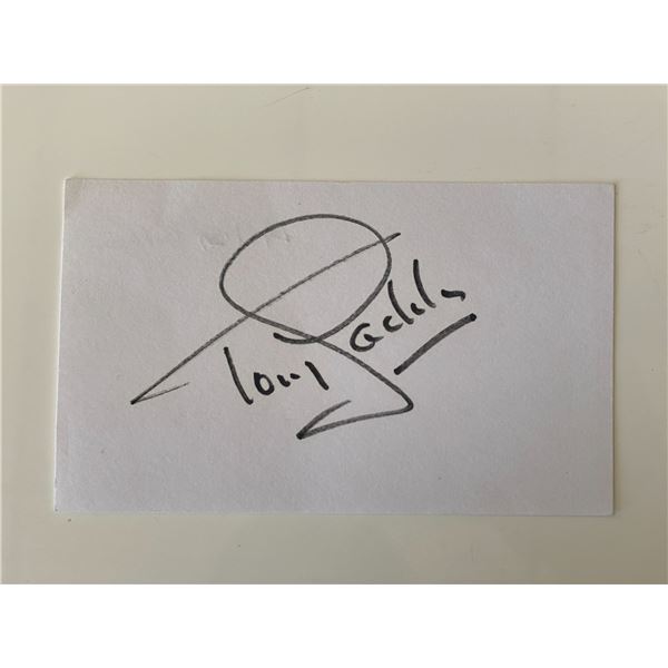 Tony Padilla original signature
