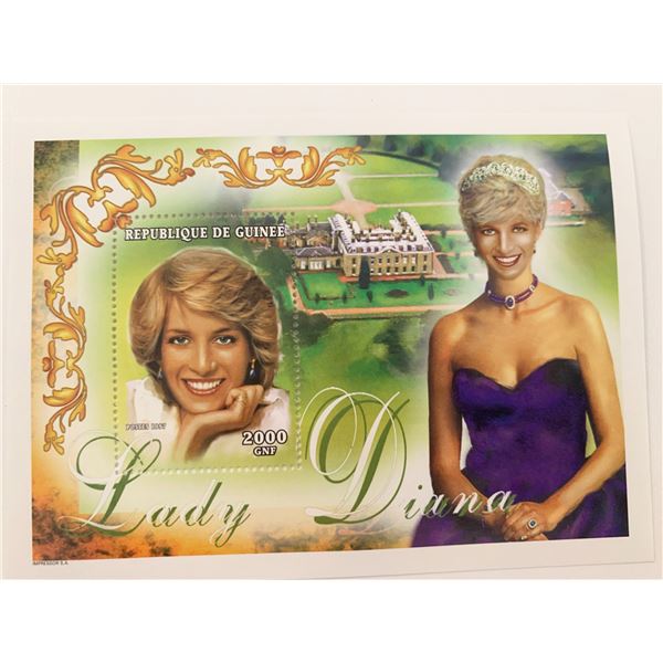 Republique De Guinee Lady Diana commemorative stamp