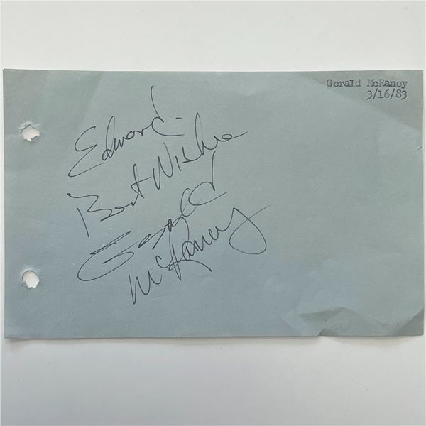 Gerald McRaney original signature