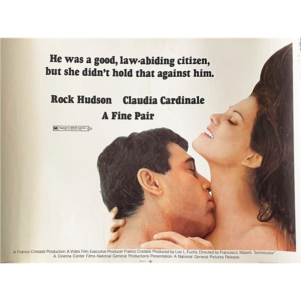 A Fine Pair 1968 vintage movie poster