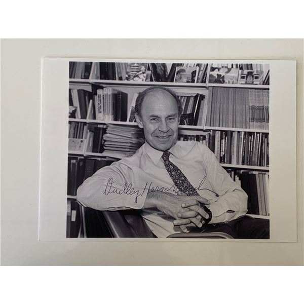 Nobel Prize winner Dudley R. Herschbach signed photo
