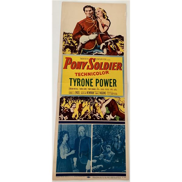 Pony Soldier vintage movie poster