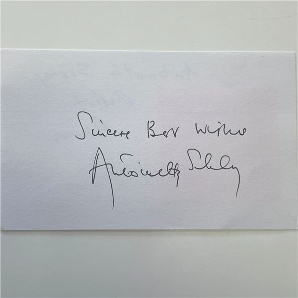 Prima ballerina Antoinette Sibley original signature