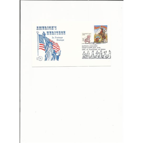 America's Heritage in Postage Stamps Show Cover - Flagstaff, Arizona - 1995