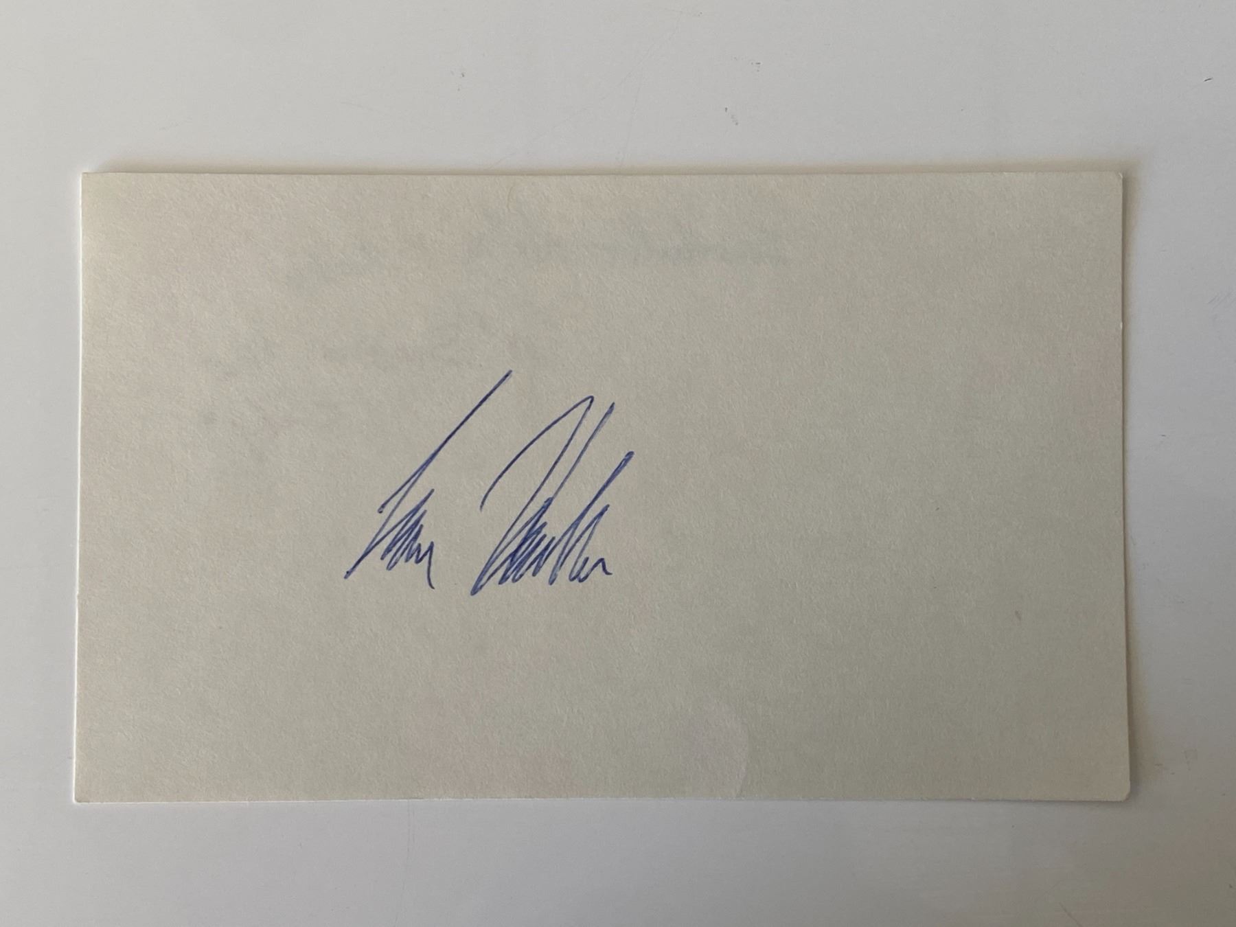 Evan Handler original signature