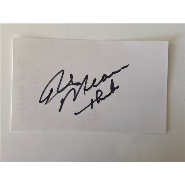 Indy 500 4 Time Winner Rick Mears original signature