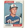 Image 1 : Atlanta Braves Chuck Goggin signed 1974 Topps trading card