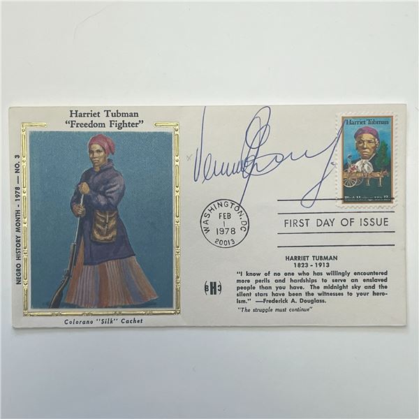 1978 Harriet Tubman Freedom Fighter Signed Commemorative First Day Cover