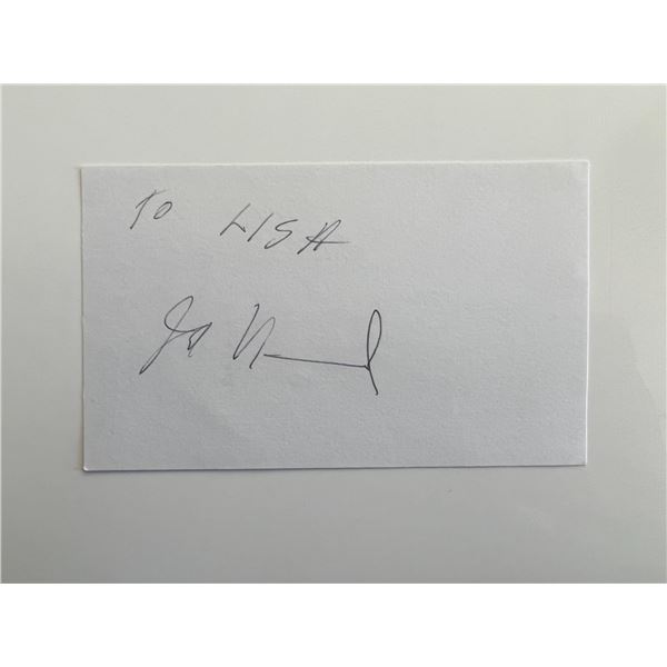 Horse trainer John A. Nerud original signature