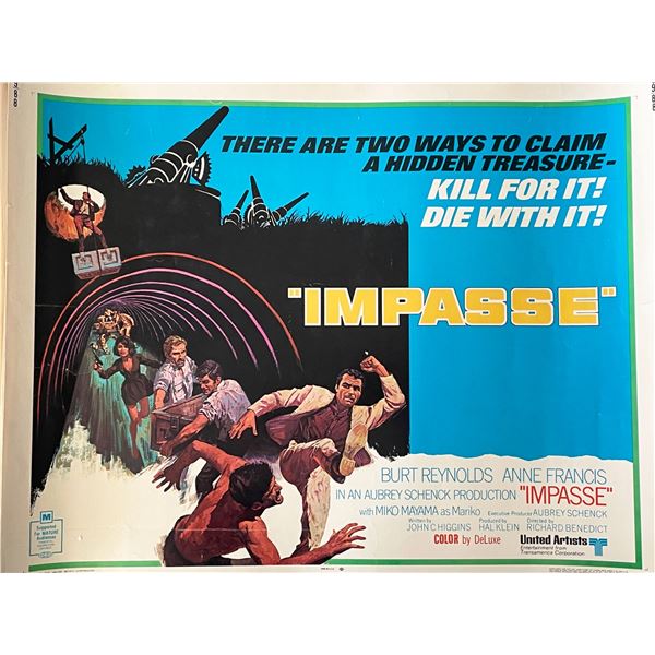 Impasse 1969 vintage movie poster